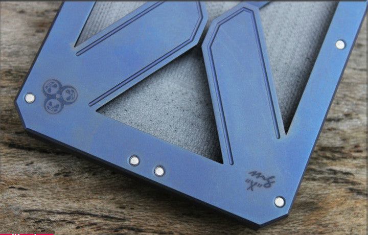 Storm Pure Titanium Alloy Clip Multifunction Men Wallet Multifunction Card Holder Man Gift