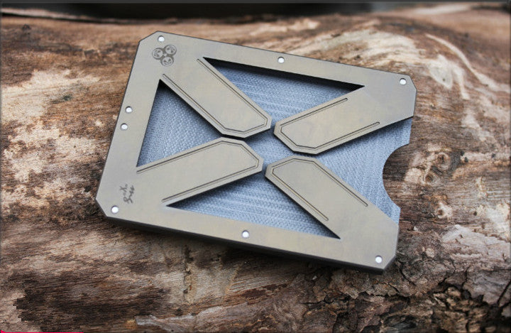 Storm Pure Titanium Alloy Clip Multifunction Men Wallet Multifunction Card Holder Man Gift