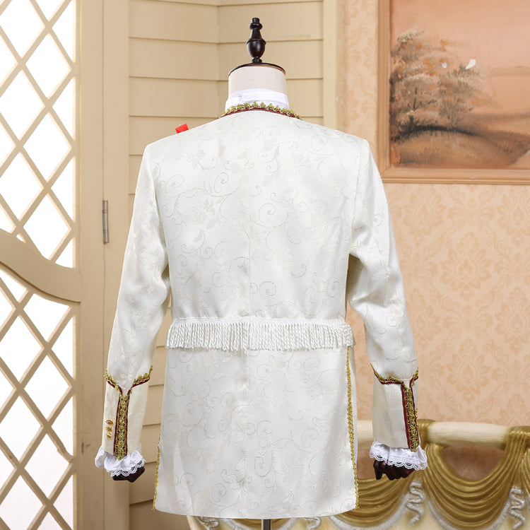 Fabulous Five Pieces Set Europe Court Style Men Costume Suits