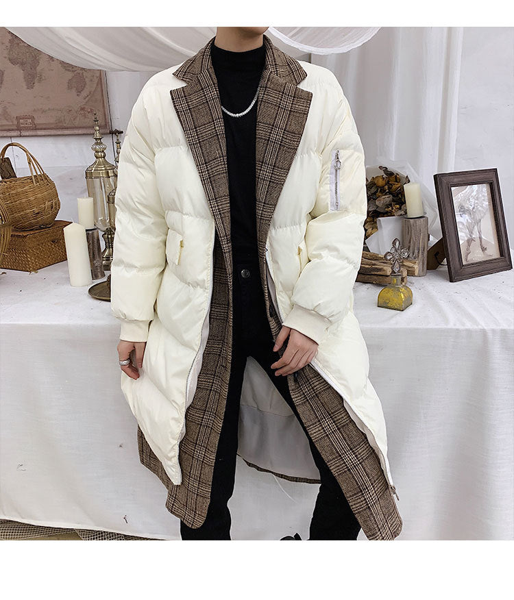 Winter Mix Coat and Padding Outer Men Long Jacket