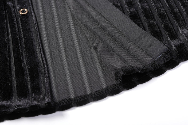 Elegant Stripe Men Business Style Velvet Slim Shirt - FanFreakz