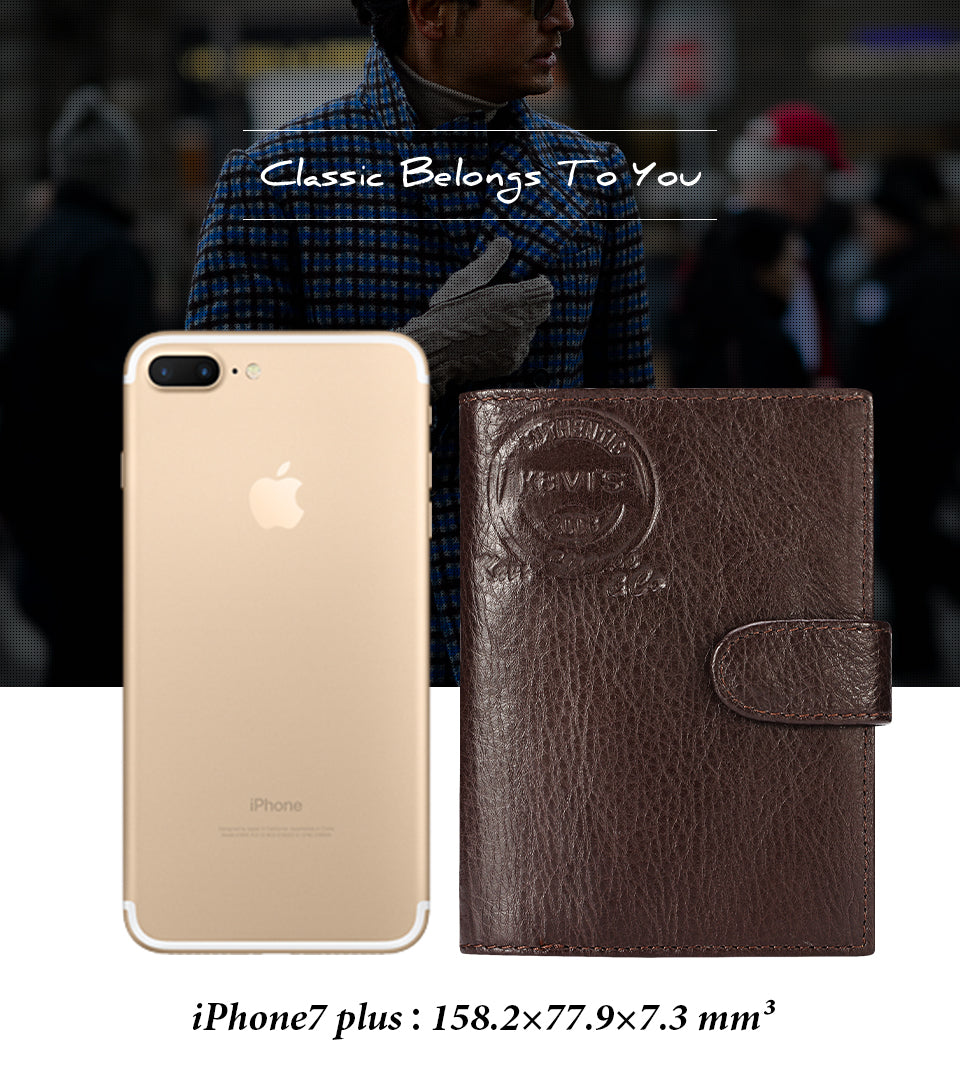 Travel Style Passport Holder Coin Purse Rfid Magic Men Leather Walet