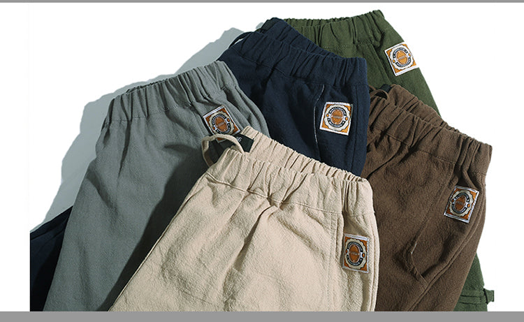 Linen Breathable Loose Fit Casual Short