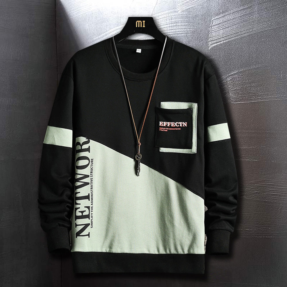 Pythagoras Patchwork Contras Sweatshirt