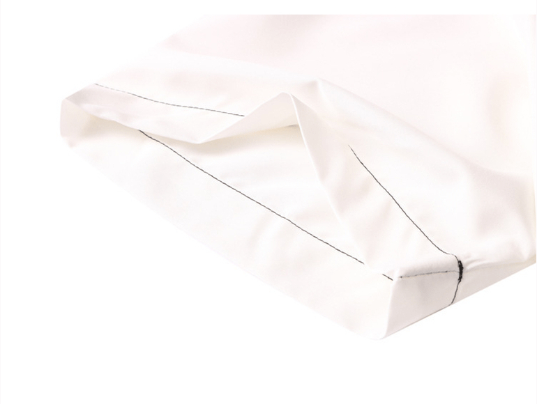 Blue Hand Printed White Shirt