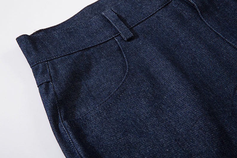 Stars Embroidery Style Loose Jeans