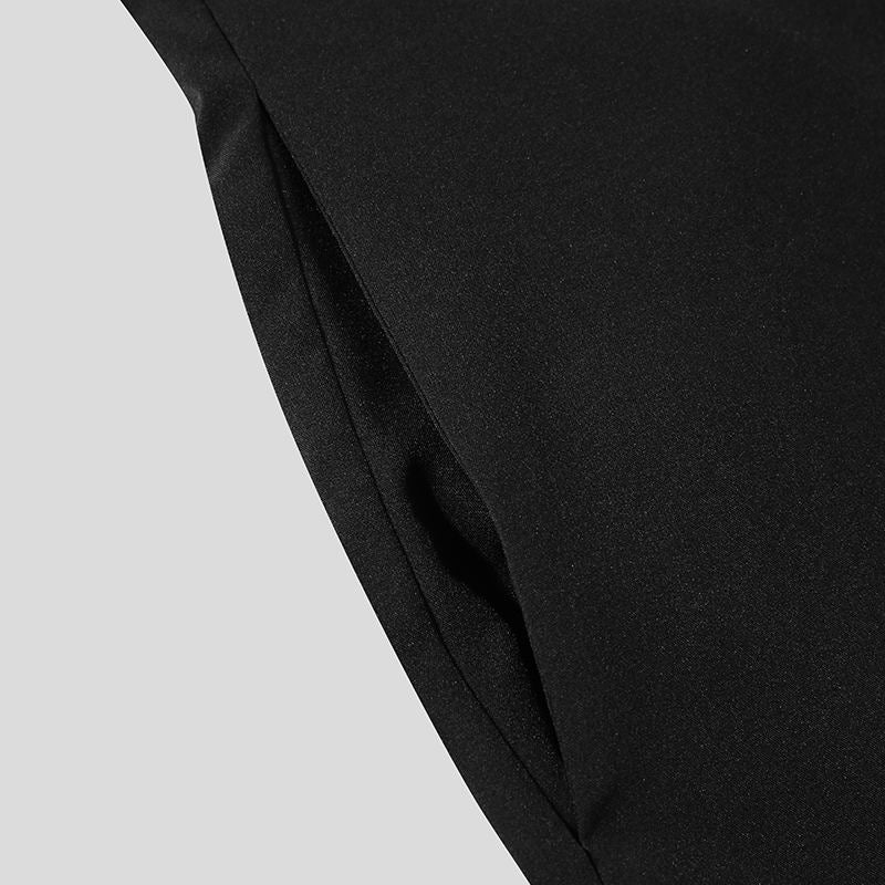 Solid Color Half Sleeve With Side Button Shirt