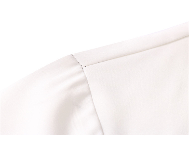 Blue Hand Printed White Shirt