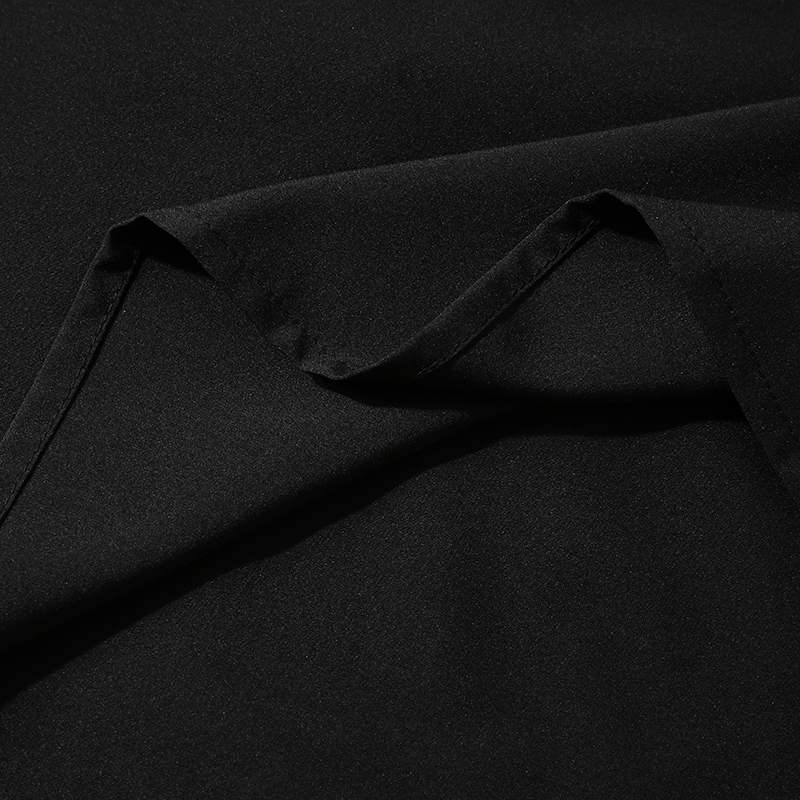 Solid Color Half Sleeve With Side Button Shirt