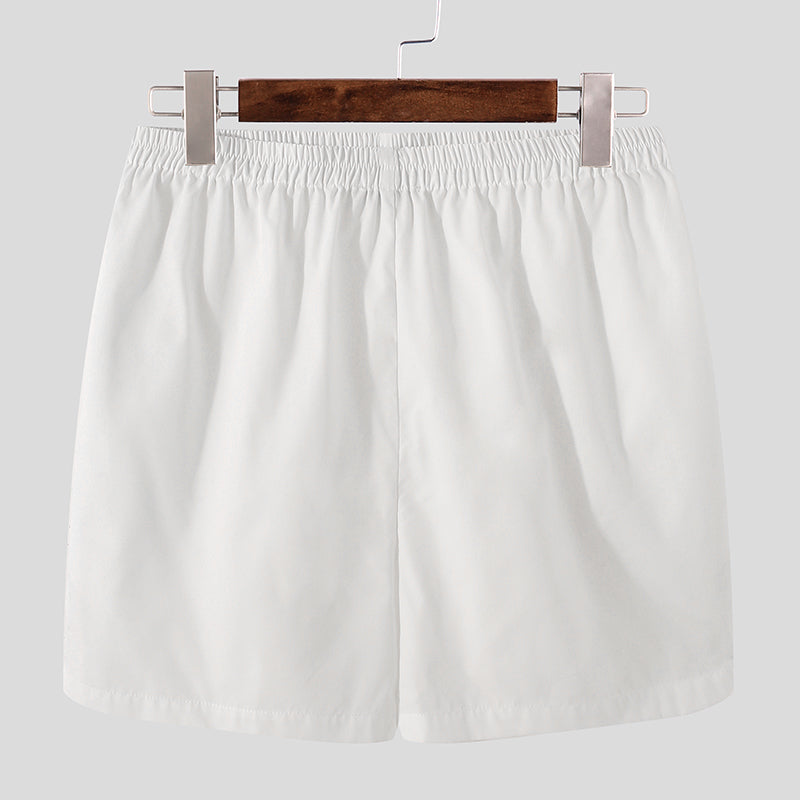 Solid White Shirt Bodysuit and Shorts Set