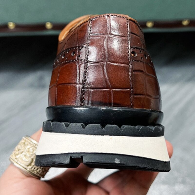 Genuine Leather Casual Daily Sneakers