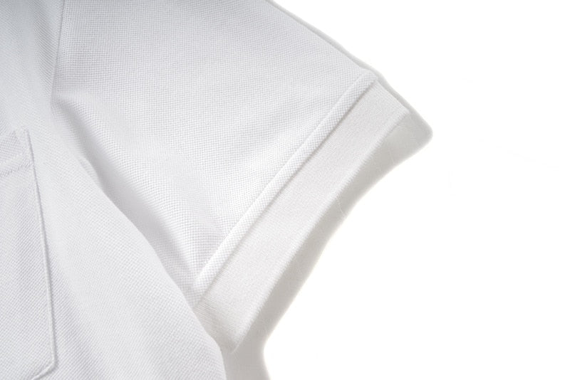 Casual Two Color Collar Short Sleeve Men Polo Shirt