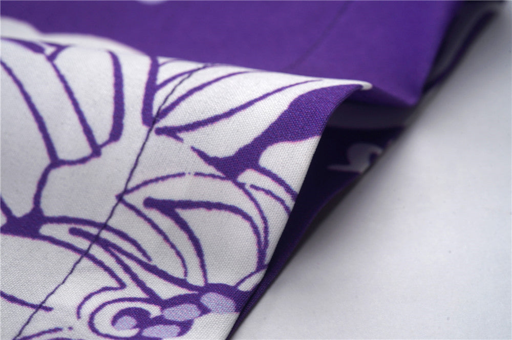 Casual Floral Purple Shirt