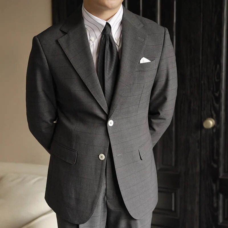 Formal Look Single Breasted Polyester Suit