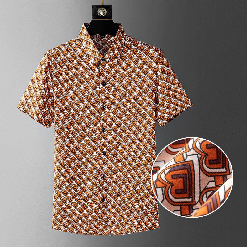 Summer Floral Hawaiian Beach Men Shirt