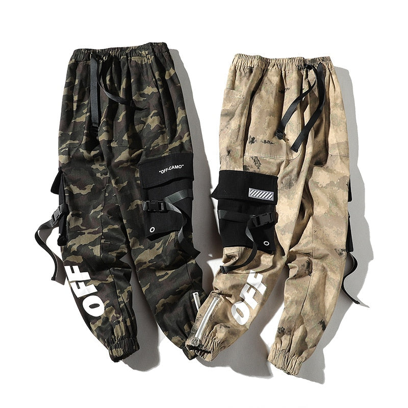Camouflage Cotton Cargo with Patched Pocket Style Men Streetwear Pant - FanFreakz