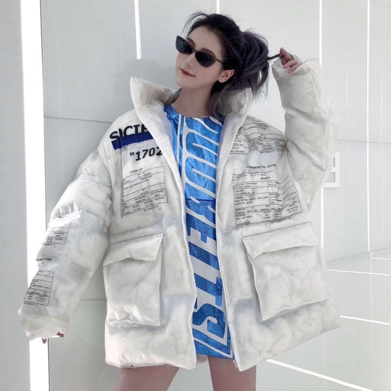 Warm Winter Hooded Bomber Cotton Parka Men Jacket