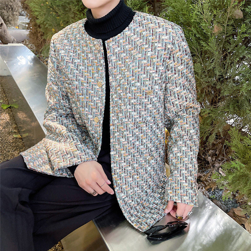 Colors Weave Single Breasted Blazer