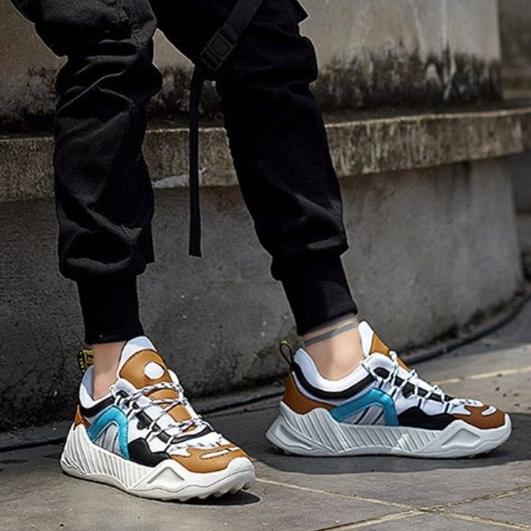 Colorful Summer Casual Mesh Chunky Breathable Men Sneaker