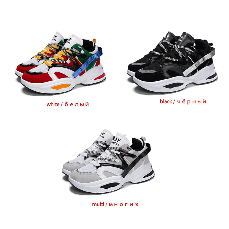 Hip Hop Style Sporty Lace Up Men Sneaker