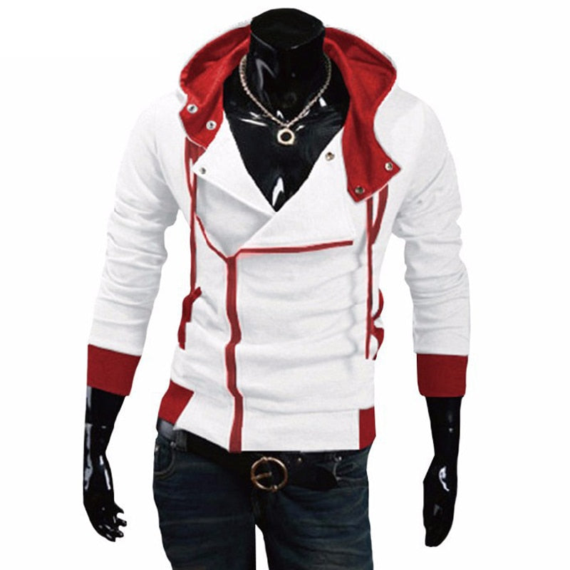 Sporty Hoodie Jacket with Zipper