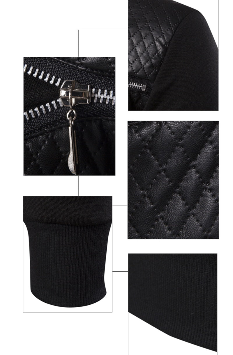 Long Sleeve O Neck Gothic Punk with Zipper Style Men T-Shirt