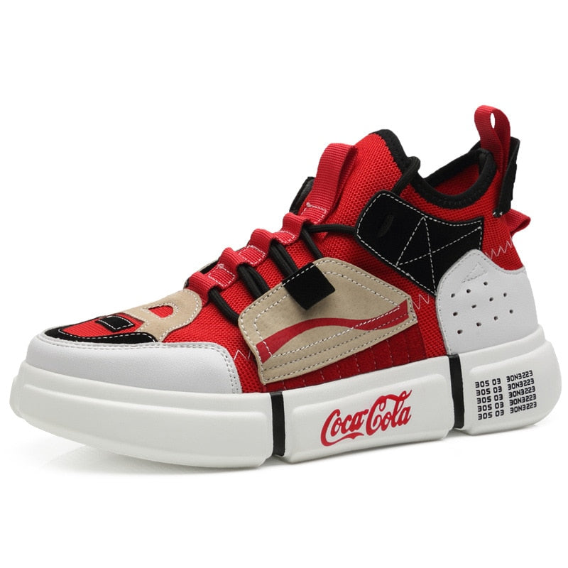 Casual Dad Flying Weave Chunky Style Men Sneakers