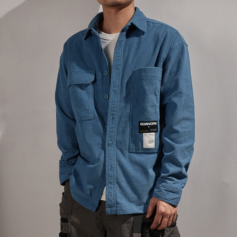 Casual Solid Cotton Shirt