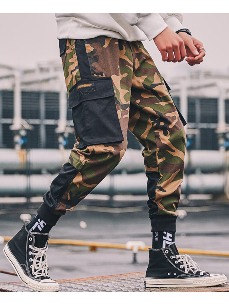 Army Camouflage Jogger Cargo Style Men Pants - FanFreakz