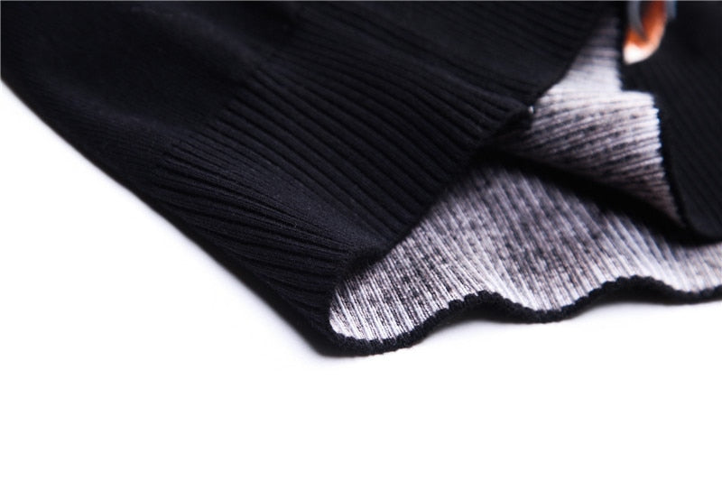 Fierce Horned Animal Print Casual O Neck Style Men Sweater