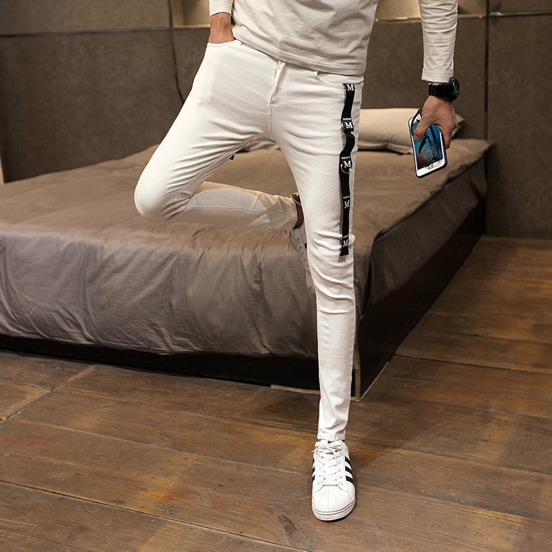 Skinny Jeans Men Slim Fit Casual Simple