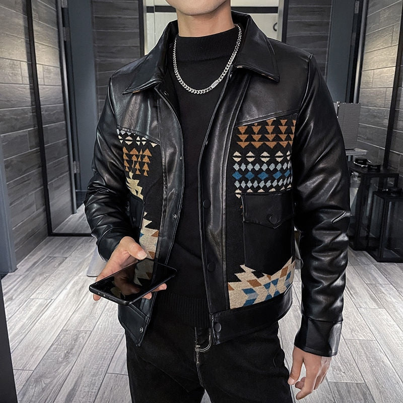 Ethic Pattern Polyester Spray-bonded Wadding Filling Parka