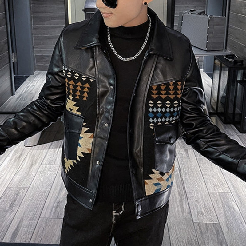 Ethic Pattern Polyester Spray-bonded Wadding Filling Parka