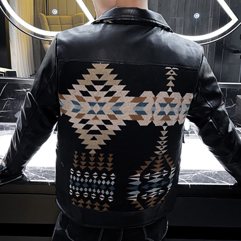 Ethic Pattern Polyester Spray-bonded Wadding Filling Parka