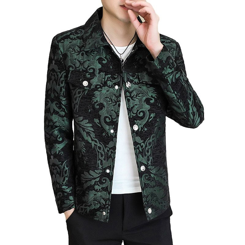 Luxury Jacquard Pattern Jacket