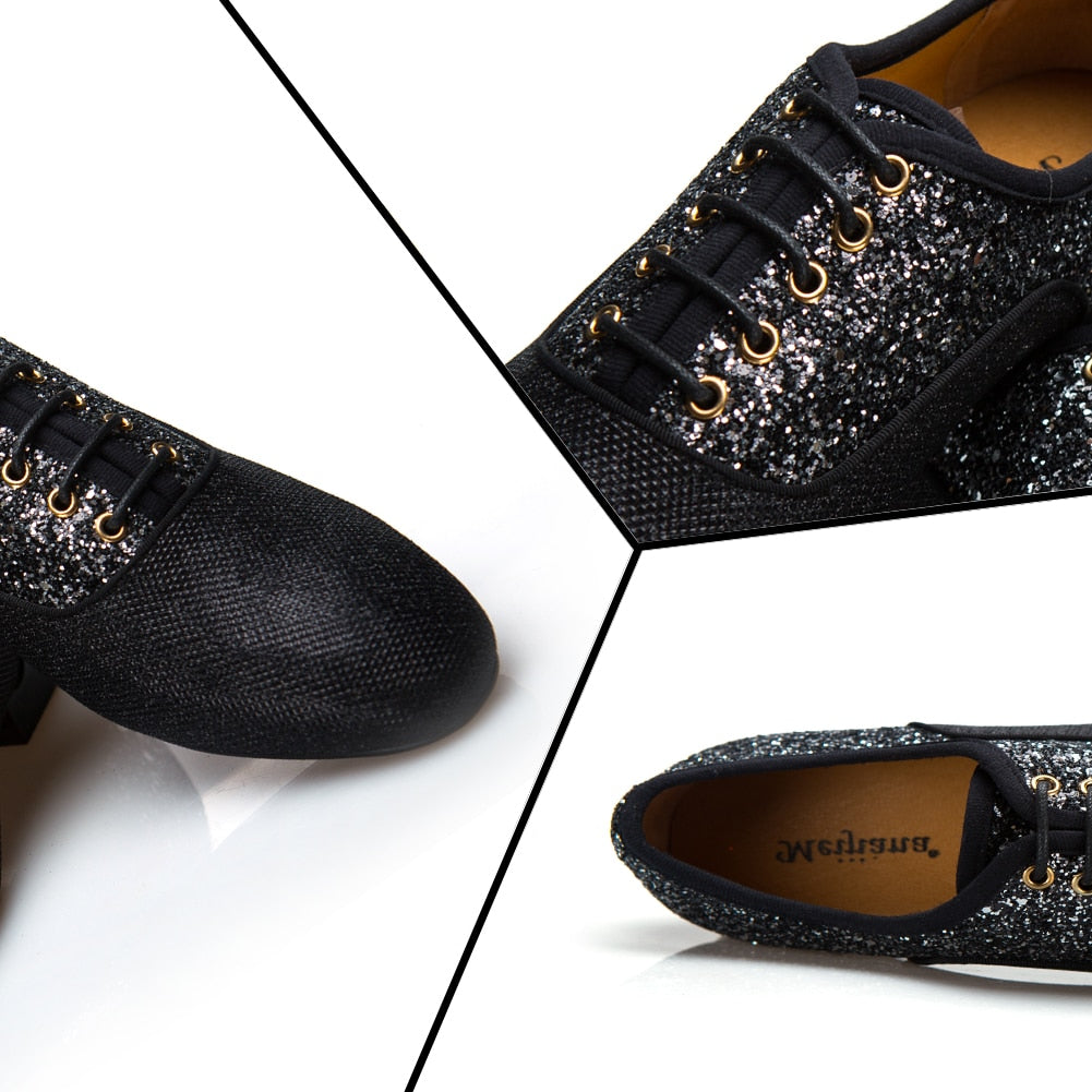 Pointed Shine Glitz Party Style Men Shoes