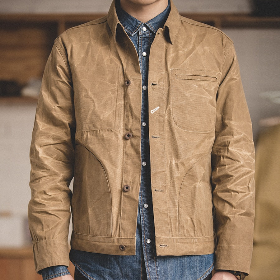 Cotton Safari Classic Style Men Casual Jacket