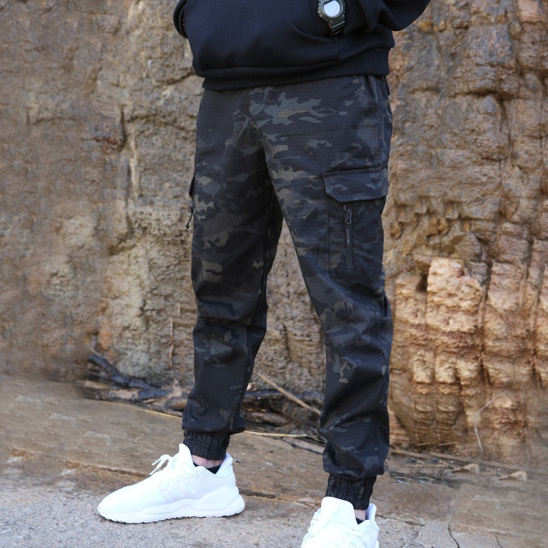 Camouflage Tactical Military Style Jogger Pants
