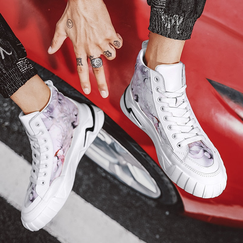 Classic High Top Shoes Jogging Light Sneaker