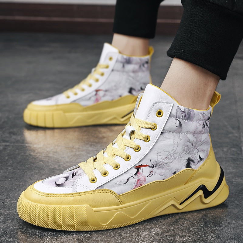 Classic High Top Shoes Jogging Light Sneaker