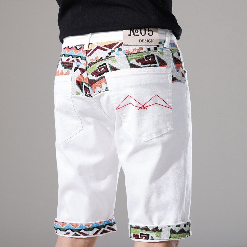 Geometric Tribal Pattern Loose Shorts