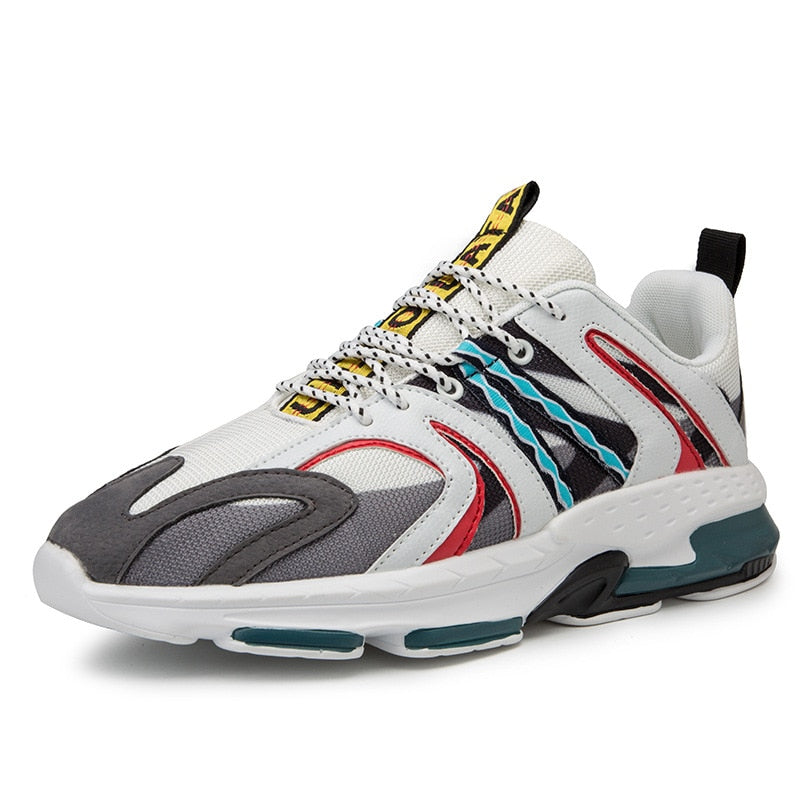 Chunky Low Top Breathable Mesh Light Lace Up Men Sneaker