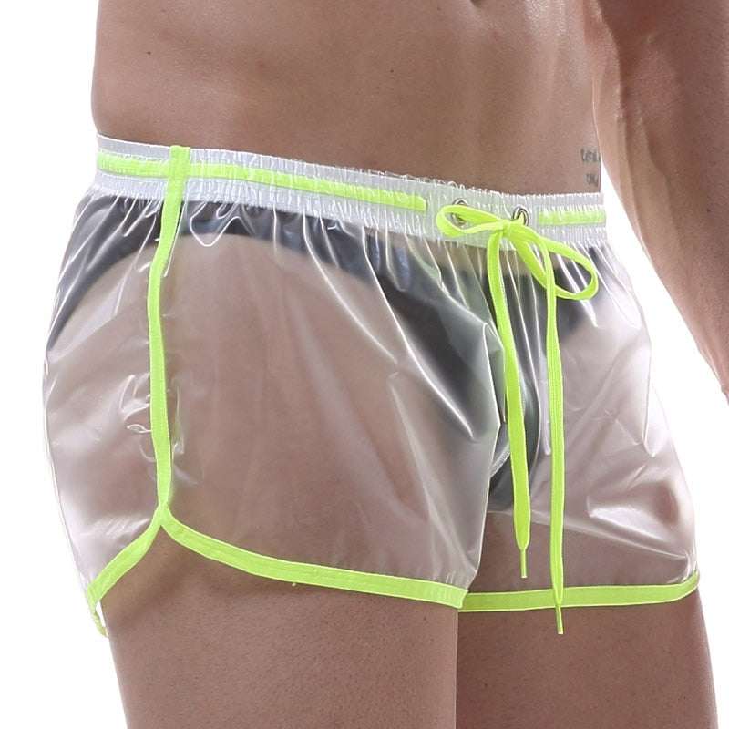 Transparent Solid Linings Style Shorts