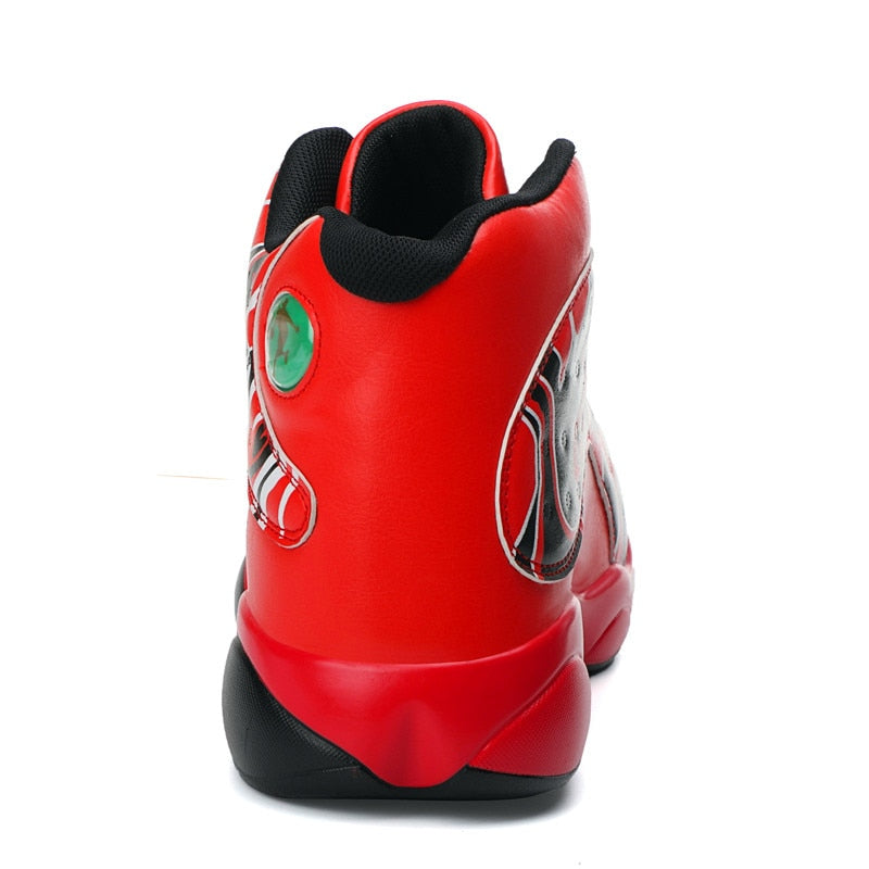 Mixed Tribal Color Basketball Sneaker