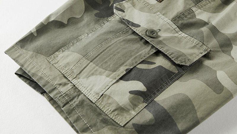 Multi-Pocket Military Cargo Short
