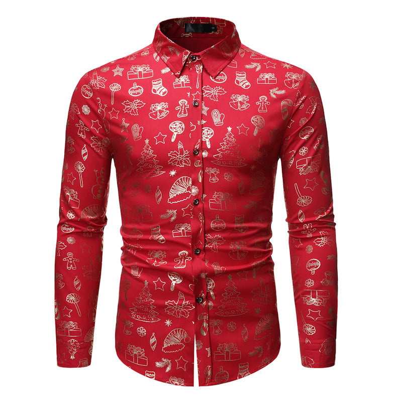 Silver Cartoon Full Printed Long Sleeve Shirt