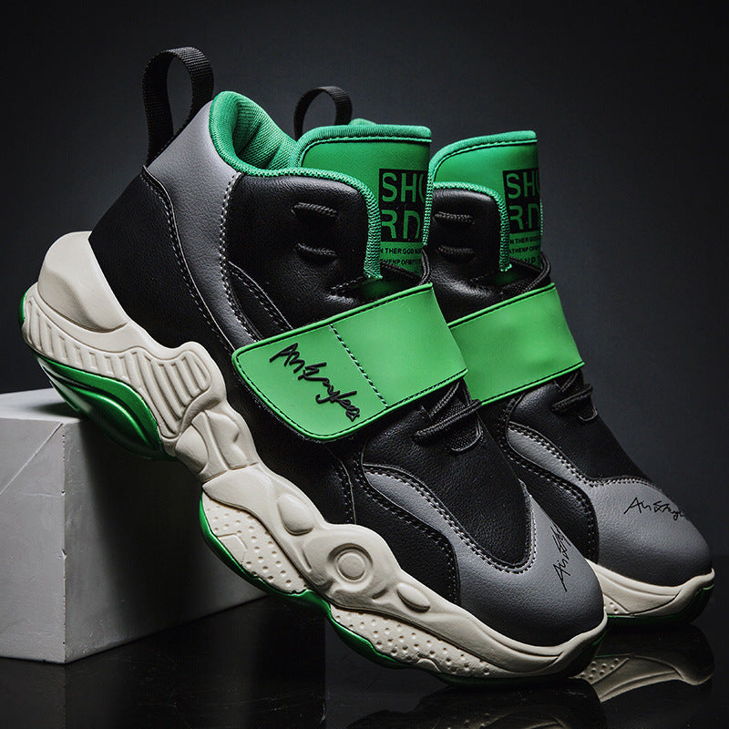 Hip Hop Hi Top Lace Strap Casual Men Sneaker