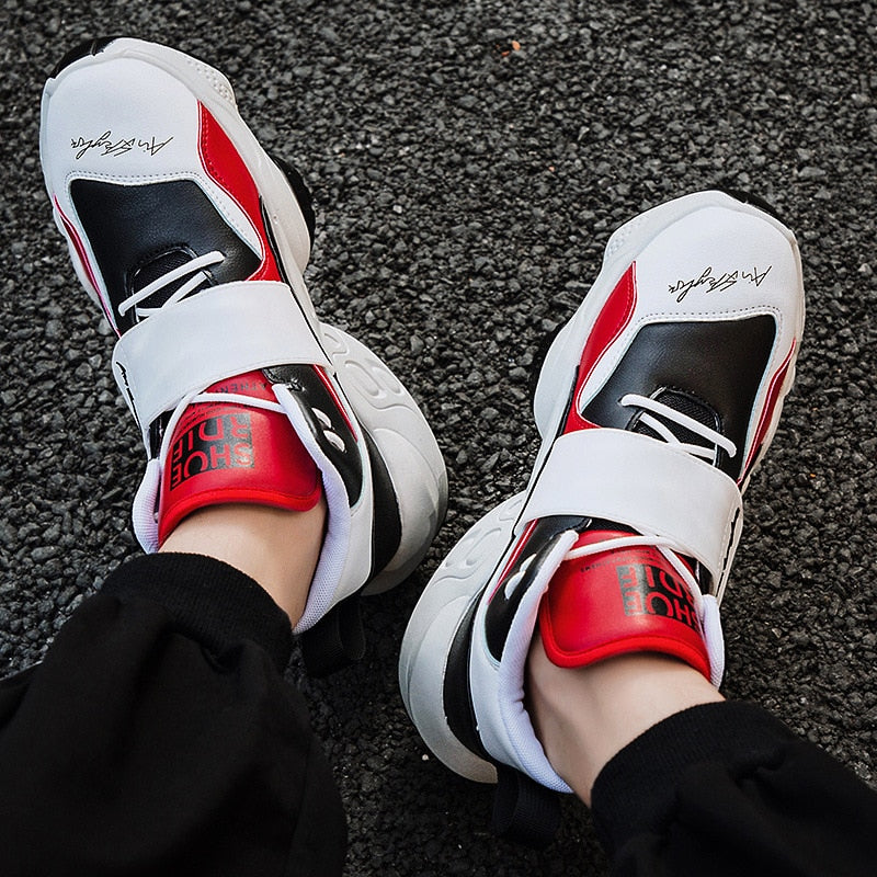 Hip Hop Hi Top Lace Strap Casual Men Sneaker