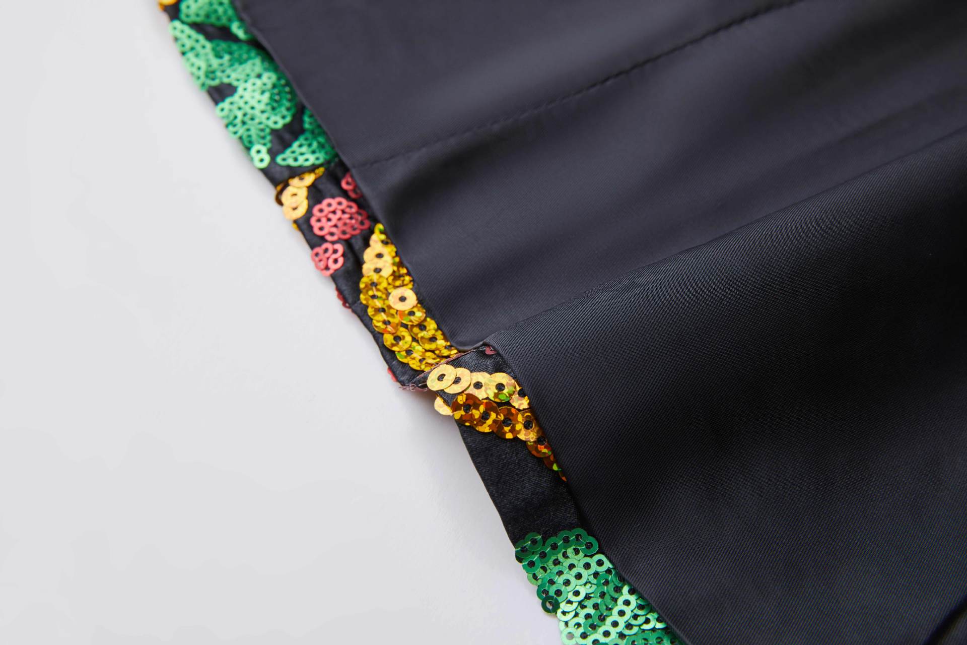 Green Gold Red Sequins Performance Blazer