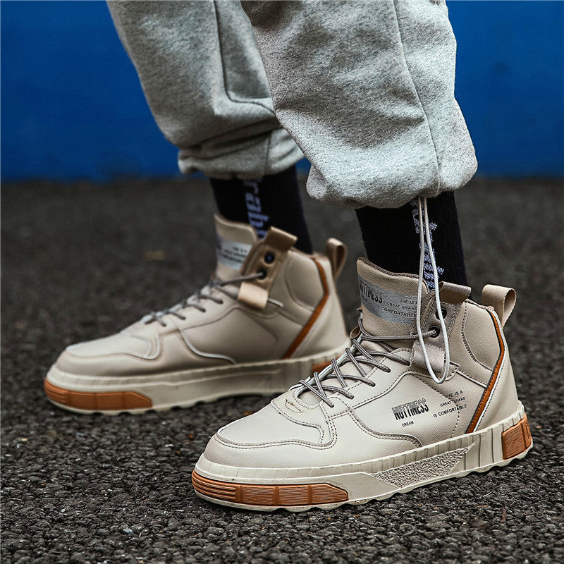 Lightweight Casual High Top Lace Up Men Sneaker